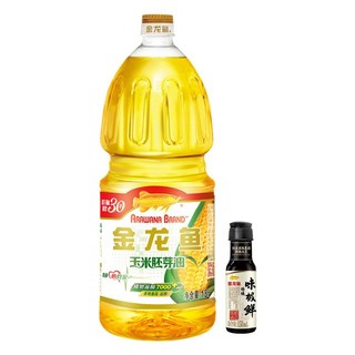 金龙鱼 食用油 非转基因 压榨 玉米油1.8L+酱油150ml 家用粮油
