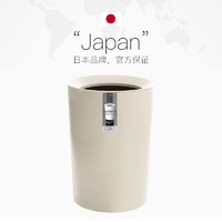 ASVEL 阿司倍鷺 日本Asvel 垃圾桶輕奢家用臥室無蓋紙簍客廳衛生間垃圾桶塑料圓形