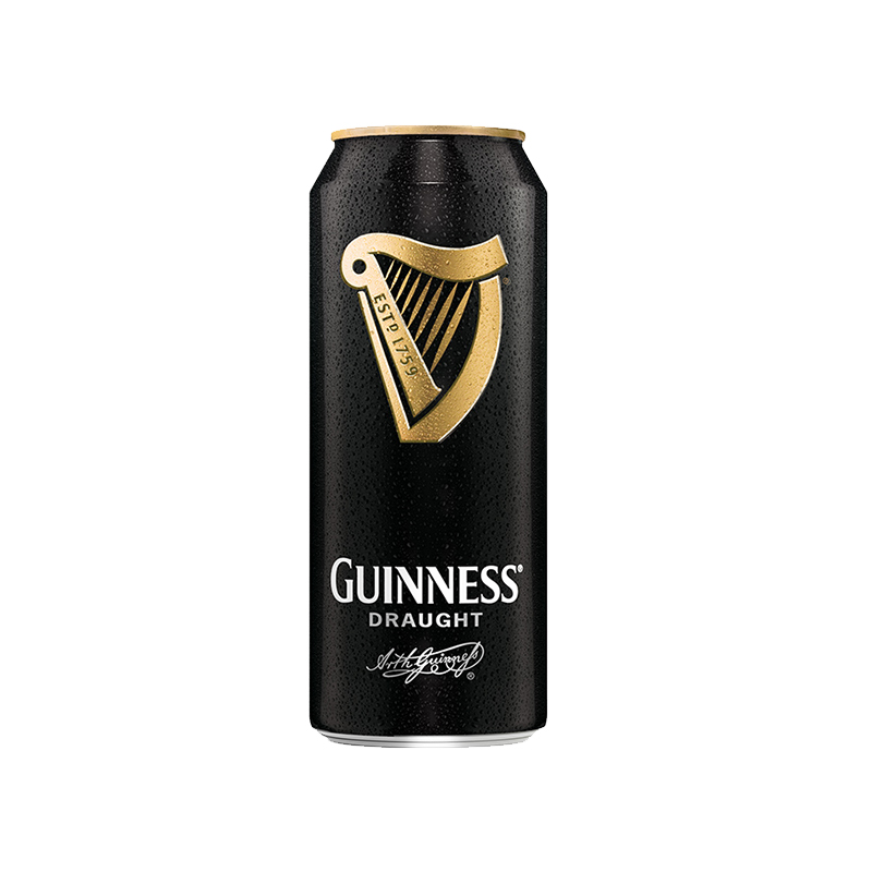 GUINNESS/健力士司陶特世涛啤酒爱尔兰风味黑啤440ml单听黑啤酒