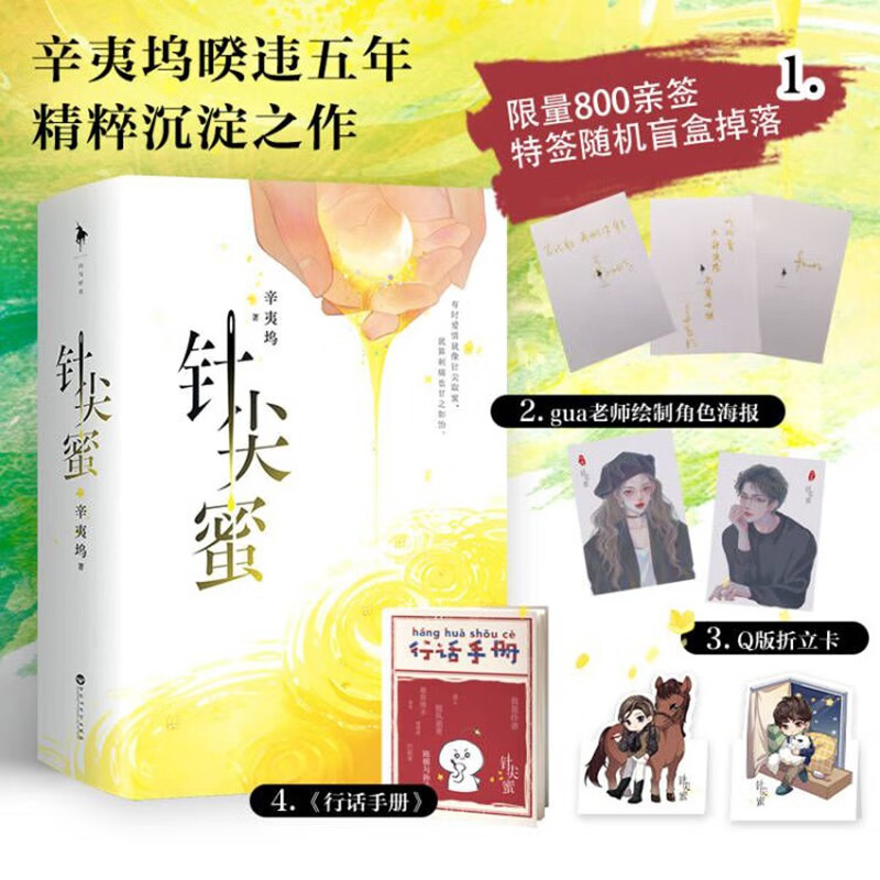 针尖蜜（辛夷坞暌违五年全新现言力作，gua老师亲绘人物海报） 针尖蜜辛夷坞签名版