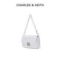 CHARLES & KEITH CHARLES&KEITH;春夏CK2-80782030金屬扣鏈條單肩小方包女包