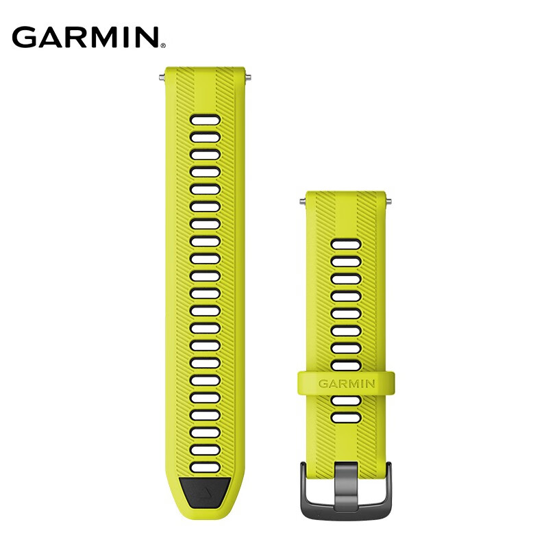 佳明（GARMIN）Forerunner965 智能手表 运动手表 原厂表带 替换腕带(22mm) Forerunner965表带 极光黄(22mm)