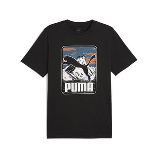 限尺码：PUMA 彪马 24夏季新款男子运动休闲圆领T恤短袖Logo Tee