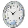 SEIKO 精工 日本精工13寸鐘表可愛兔鐘擺客廳臥室田園創意靜音時尚掛鐘