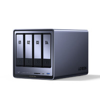 PLUS會員：UGREEN 綠聯 私有云 DXP4800Plus 四盤位NAS存儲（Intel 8505、8GB）