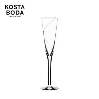 KOSTA BODA 珂斯塔 进口手工水晶杯玻璃杯家用 LINE香槟杯高脚杯创意酒杯
