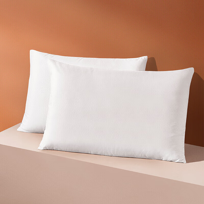 罗莱（LUOLAI）家纺 【超值精选】枕头枕芯纤维枕舒弹压花对枕 舒弹压花呵护对枕 X