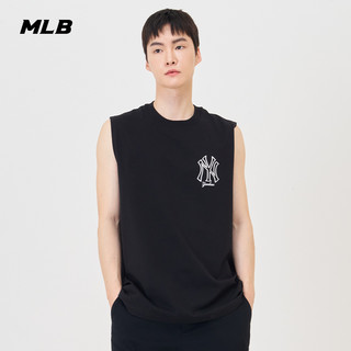88VIP：MLB 情侣大logo圆领背心休闲宽松运动T恤