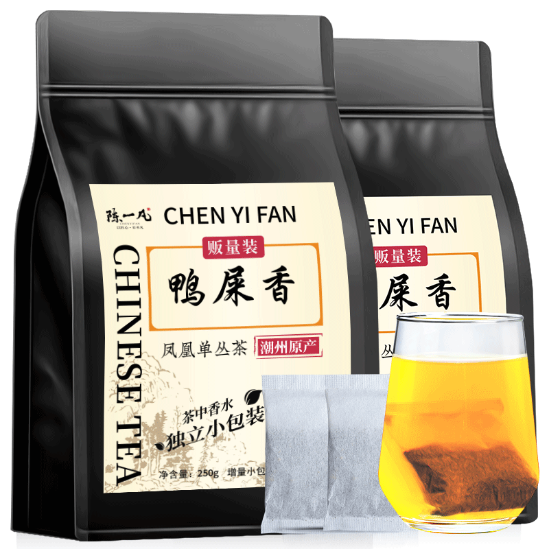 陈一凡 凤凰单丛  正宗潮州浓香型乌龙茶叶柠檬鸭屎香可冷泡茶包