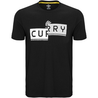 安德玛 官方奥莱UA 库里Curry 男士透气跑步训练篮球运动短袖T恤