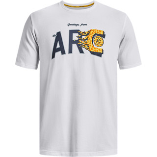 安德玛 官方UA 库里Curry男士跑步健身训练篮球运动宽松短袖T恤