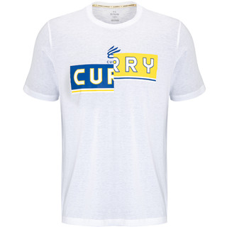 安德玛 官方UA 库里Curry男士跑步健身训练篮球运动短袖T恤1377543