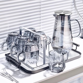 88VIP：CRISTALGLASS 格娜斯 简约现代玻璃杯子家用水杯套装客厅待客耐高温茶杯家庭茶杯