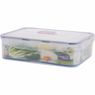 LOCK&LOCK 塑料保鲜盒 水果蔬菜保鲜冰箱收纳盒大容量密封防漏便当饭盒 3.9L