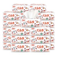 C&S 潔柔 母嬰卡通抽紙整箱 3層24包