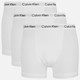 卡爾文·克萊恩 Calvin Klein 男士棉質彈力平角褲 3條裝 白色