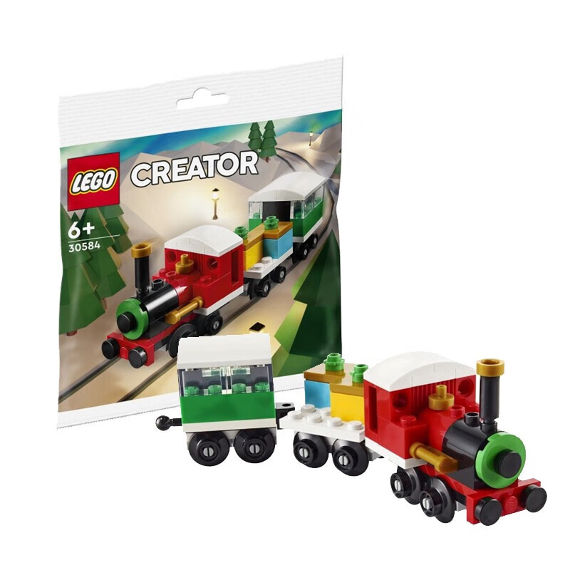 乐高（LEGO）积木玩具 创意系列 30584圣诞火车拼砌包 6岁+ 100097951709