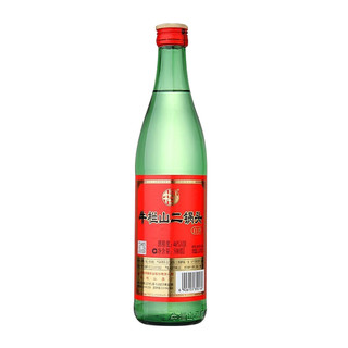88VIP：牛栏山 白酒二锅头46度 绿瓶清香型500mlx1瓶绿牛二口粮酒酒水