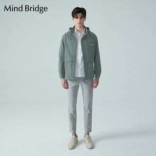 88VIP：Mind Bridge MindBridge春季男士连帽夹克2023新品潮流工装 韩版休闲外套