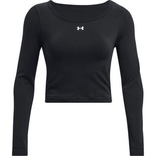 安德玛 官方UA Seamless女子上衣跑步健身训练运动修身针织长袖T恤