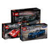 LEGO 樂高 超級賽車系列拼搭積木玩具男孩粉絲收藏生日禮物 超級賽車組三件套