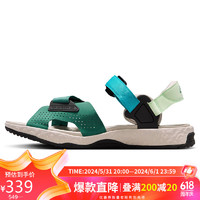 NIKE 耐克 運動涼鞋男女沙灘鞋DESCHUTZ+休閑鞋春夏FN5201-300藍綠44