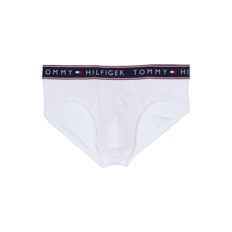 Tommy Hilfiger3条装内裤男士三角裤休闲舒适家居裤 White LG