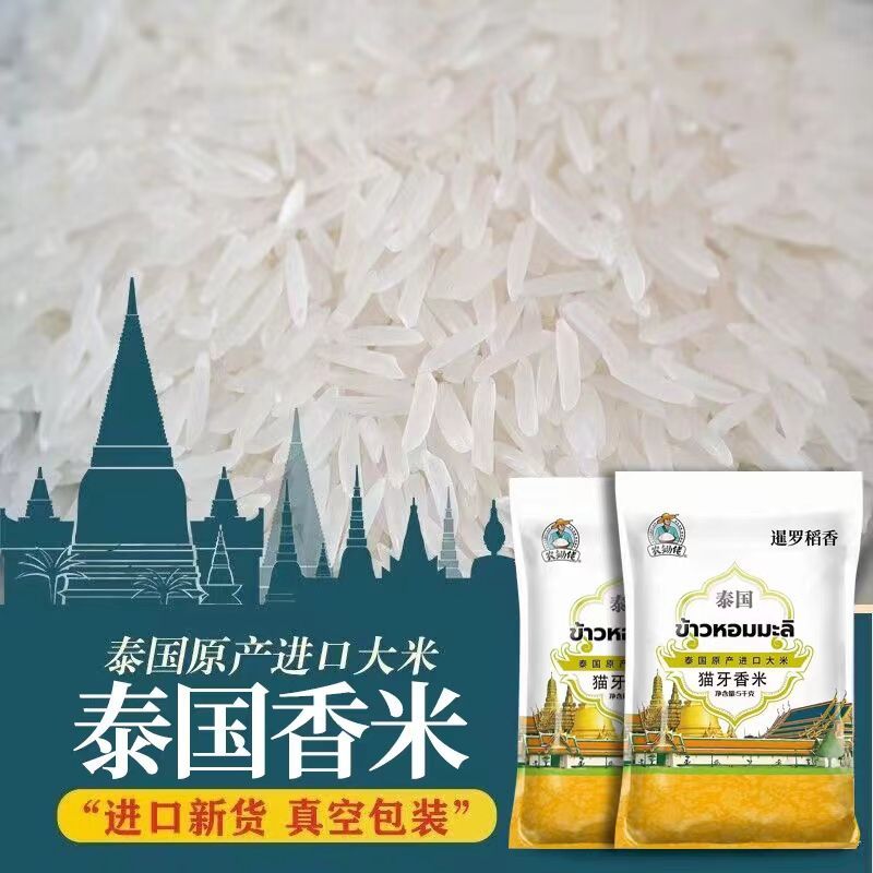 【真空包装】泰国猫牙香米新米原粮长粒香米象牙米猫牙米香米