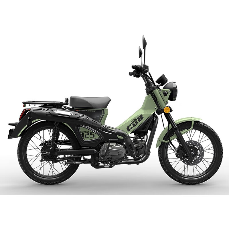 宗申YEMI野米猎装复古弯梁摩托车 复古绿（色+200） 都市版 定金（全款7680）