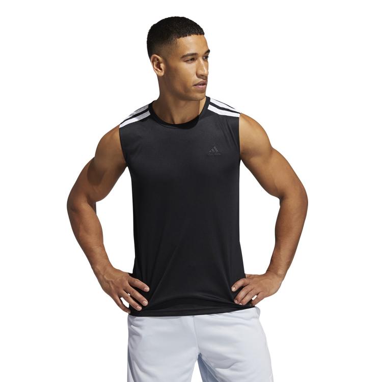 男装无袖T恤上衣运动服跑步训练透气舒适休闲篮球背心