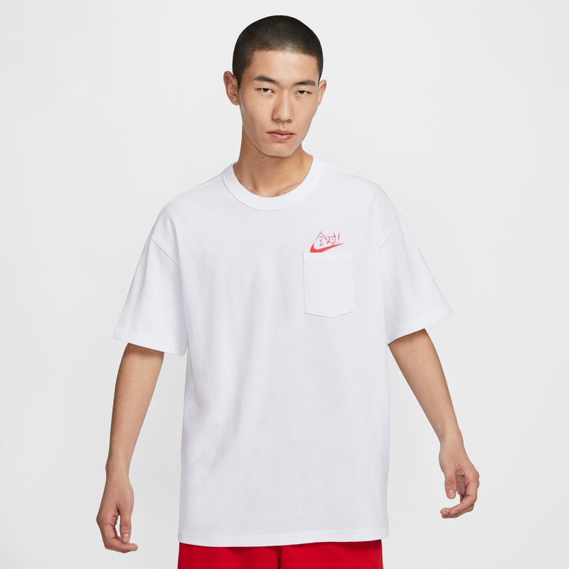 Nike耐克男子口袋T恤夏季满分考试全对宽松纯棉HF6594