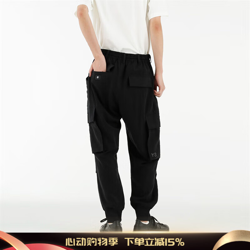 Y-3/Y3 海外  男士时尚百搭潮牌束脚工装裤休闲裤 IN8717 黑色 IN8717 L