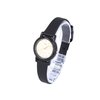 CASIO 卡西歐 日本直郵Casio卡西歐同款時裝表黑色表帶金色指針圓盤手表女表