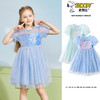 SNOOPY 史努比 女童公主裙20244新款夏裝兒童夏季時髦洋氣連衣裙小童裙子
