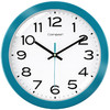 Compas 康巴絲 掛鐘客廳鐘表掛墻簡約創意時鐘石英鐘現代時鐘 7019藍色 29cm