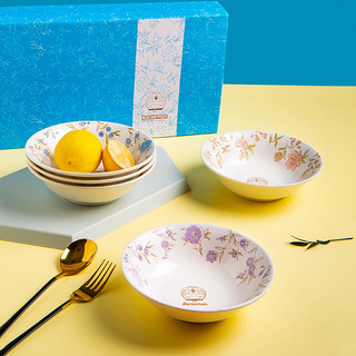 哆啦A梦米饭碗儿童餐具套装蓝胖子卡通釉下彩景德镇陶瓷面碗