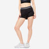 DECATHLON 迪卡儂 運動女士夏季外穿瑜伽速干有氧健身寬松短褲黑色M5075842