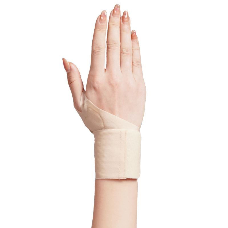 D&M护腕女扭伤腱鞘鼠标手护手腕固定绷带超薄肤色日本单只装左右手通用肤色