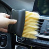 MUSWU汽車內飾清洗工具空調出風口清潔刷洗車用軟毛刷車內縫隙除塵刷子 1個裝