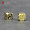 kavar 米良品 創意個性黃銅骰子擺件 2個裝