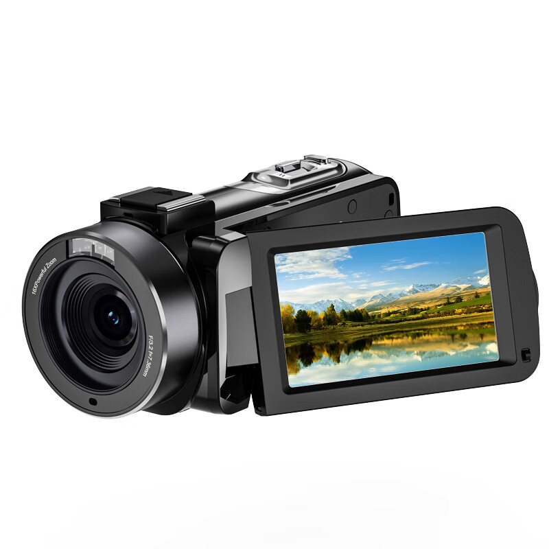 松典（SONGDIAN） dv数码摄像机手持便携式vlog专业拍录一体高清 标配+广角镜 32G内存