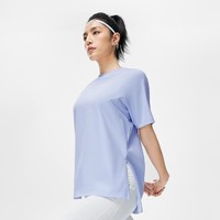 LI-NING 李寧 涼茶T丨跑步速干衣女士夏季健身瑜伽上衣寬松運動短袖T恤女