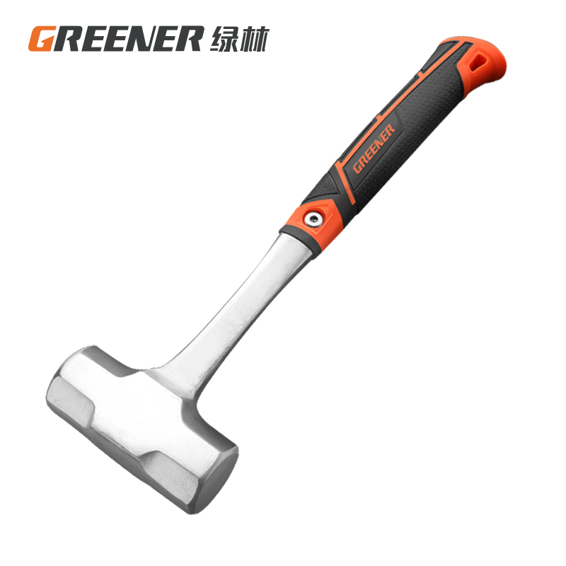 绿林（GREENER）八角锤实心连体大铁锤手锤工地石工锤工具大号砸墙八角锤