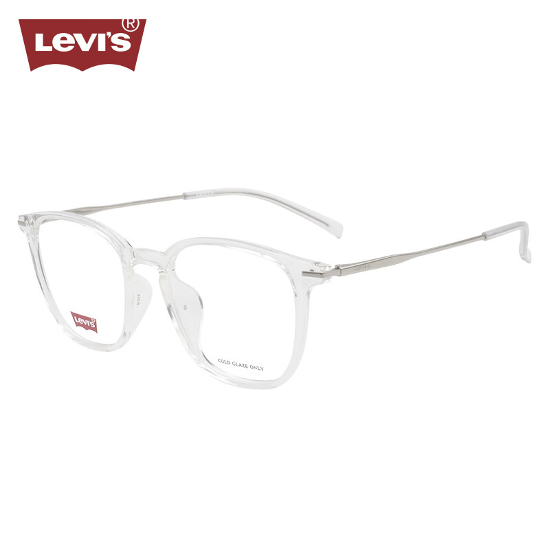 李维斯（Levi's）眼镜框男女款近视眼镜架LV7128/900+蔡司泽锐1.74防蓝光PLUS镜片 900透明色