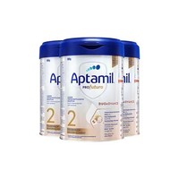 Aptamil 愛他美 德國白金版 嬰幼兒奶粉 2段 800g*3罐