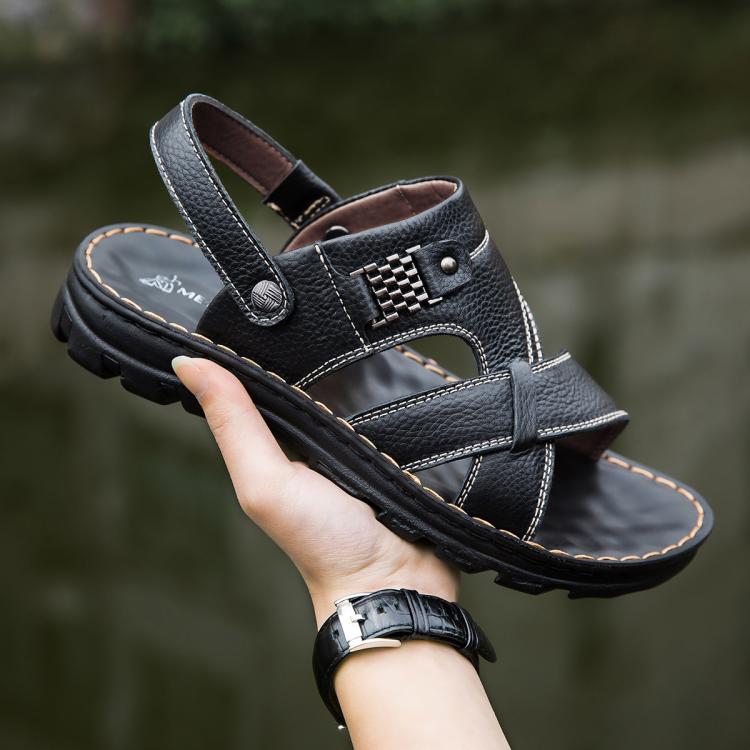 【清爽凉鞋】男士凉鞋男凉拖鞋男外穿两用沙滩鞋男士皮凉鞋