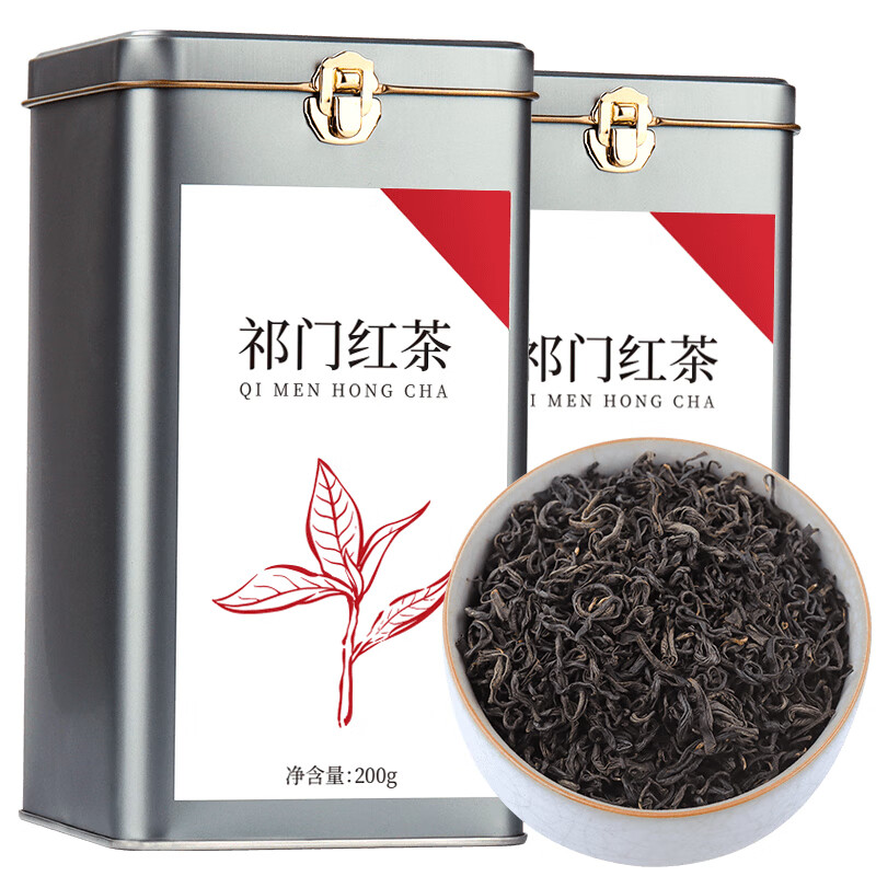第一江南红茶 安徽原产祁门红茶茶叶礼盒自己喝大份量