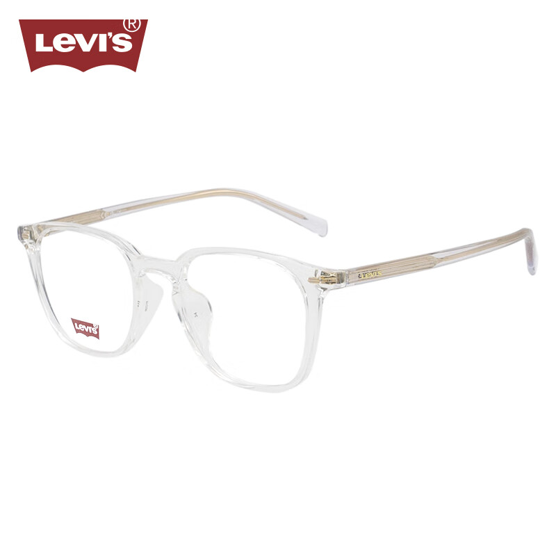 李维斯（Levi's）近视眼镜框架LV7140/900+依视路爱赞全晰膜御1.74 900透明色