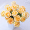 香舍來 云南昆明鮮花玫瑰鮮花束520情人節禮物送女友送老婆鮮花同城配送 香檳玫瑰-10枝