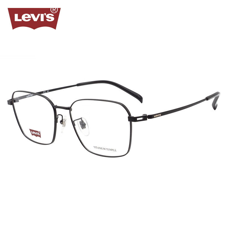 李维斯（Levi's）眼镜框近视眼镜架LV7136/003+依视路钻晶膜岩1.56镜片 003黑色